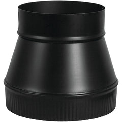 Imperial BM0063 Stove Pipe Increaser, 7 x 8 in, Black, Matte