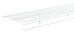 ClosetMaid 37300 Wire Shelf, 1-Level, 12 in L, 144 in W, Steel, White