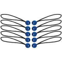 Keeper 06344 Bungee Cord, 5/32 in Dia, 12 in L, Rubber, Toggle Ball End