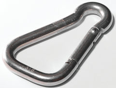 BARON S24502-1/4 Spring Snap, 400 lb Working Load, Stainless Steel