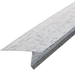 Amerimax 5624200120 Drip Edge, 10 ft L, Hemmed Edge, Steel, Gray