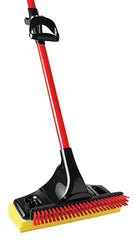 Libman Big Gator 3958 Sponge Mop, 11 in W Frame, 55-7/8 in OAL, Sponge Mop Head, Snap-On, Steel Handle