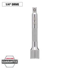 Milwaukee 43-24-9111 Extension Drive, 1/4 in Drive, 3 in L, Chrome Plated