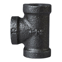 ProSource 11A-1/4B Pipe Tee, 1/4 in, Threaded, Iron, 40 Schedule, 300 psi Pressure