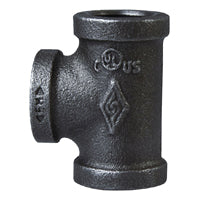 ProSource 11A-1 1/2B Pipe Tee, 1-1/2 in, Threaded, Iron, 40 Schedule, 300 psi Pressure