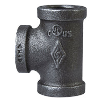 ProSource 11A-2B Pipe Tee, 2 in, Threaded, Iron, 40 Schedule, 300 psi Pressure