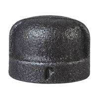 ProSource B300 8 Pipe Cap, 1/4 in, FIP, Iron, 40 Schedule, 300 psi Pressure