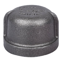 ProSource 18-1B Pipe Cap, 1 in, Threaded, Iron, 40 Schedule, 300 psi Pressure