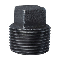 ProSource 31-3/4B Pipe Plug, 3/4 in, MPT, Square Head, Iron, 40 Schedule
