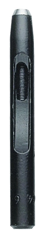 General 1280F Hollow Punch, 1/4 in Tip, 4 in L, Steel