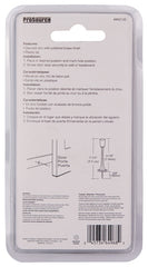 Prosource H20-Z020C-PS Heavy-Duty Rigid Door Stop, 15/16 in Dia Base, 3-1/8 in Projection, Die-Cast Zinc & Plastic