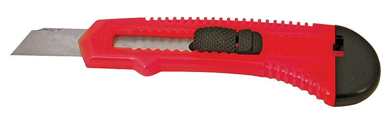 Vulcan JL-54306-D Utility Knife, 4-1/2 in L Blade, Steel Blade, Plastic Handle, High-Impact Plastic Handle, 6-7/8 in OAL