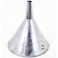 Behrens GF52 Funnel with Screen, 2 qt Capacity, Galvanized Steel, 7-3/4 in H