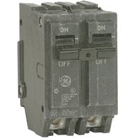 GE THQL2120 Feeder Circuit Breaker, Type THQL, 20 A, 2-Pole, 120/240 V, Non-Interchangeable Trip, Plug