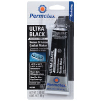 Permatex Ultra Black 82180 Gasket Maker, 3.35 oz Tube, Paste