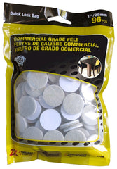 Shepherd Hardware 6709 Protective Pad, Felt, Beige, 1 in Dia, Round