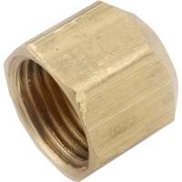 Anderson Metals 754040-10 Tube Cap, 5/8 in, Flare, Brass