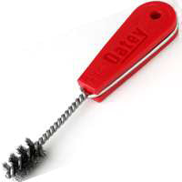Oatey 31327 Fitting Brush, 5 in OAL, HCS Bristle, 1-1/2 in L Brush, Plastic Handle