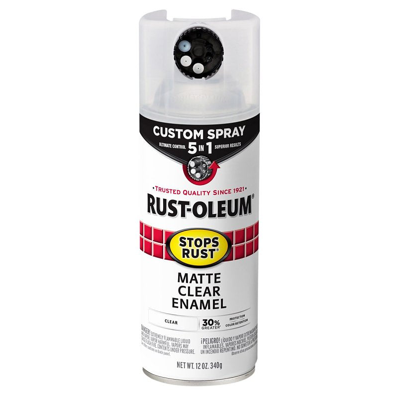 SPRAY PAINT MATTE CLEAR 12OZ