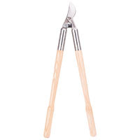 Landscapers Select 6147367 Bypass Lopper, 1-1/2 in Cutting Capacity, Steel Blade, Ash Wood Handle, Wood Handle