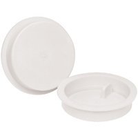 Oatey Knock-Out 39102 Test Cap with Barcode, 3 in Connection, ABS, White