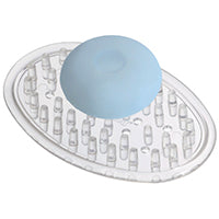 Interdesign 30100 Soap Saver Holder, Plastic, Clear