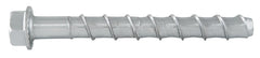 DeWALT Screw-Bolt+ PFM1411640 Screw Anchor, 5/8 in Dia, 6 in L, Carbon Steel, Zinc