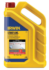 Irwin STRAIT-LINE 65102 Marking Chalk Refill, Red, Permanent