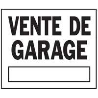 27953 SIGN VENTE DE GARAGE