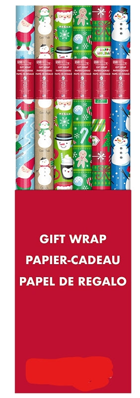 Hometown Holidays 68604 Gift Wrap, Paper