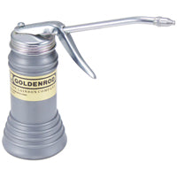 DL Goldenrod 600S Pistol Pump Oiler, 6 oz Capacity, Straight Spout, Plastic, Gray