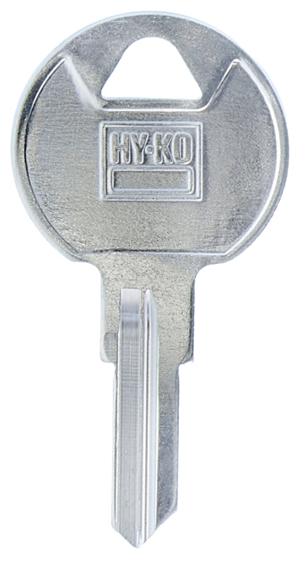 Hy-Ko 11010TM7 Key Blank, Brass, Nickel-Plated, For: Trimark TM7 Locks