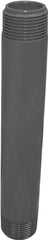GENOVA P-12-8 Pipe Nipple, 1/2 in, PVC, SCH 80 Schedule, 8 in L