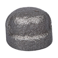 ProSource 521-400HC Series B300 6 Pipe Cap, 1/8 in, FIP, Malleable Iron, 40 Schedule, 300 psi Pressure