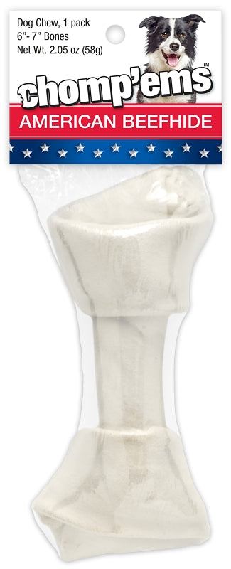 Westminster Chomp'ems 21106 Flat Knot Bone, 6 to 7 in Shrink Wrap