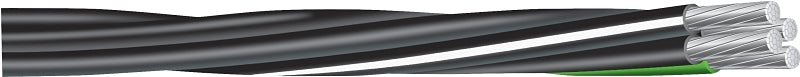 Southwire Compact Stranded 8000 4/04/04/02/0X500 Service Entrance Cable, 4 -Conductor, Aluminum Conductor, 600 V