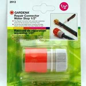 Gardena 2913 Water Stop, 1/2 in, Plastic