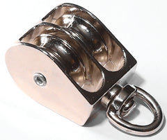BARON 0178ZD-1-1/2 Rope Pulley, 5/16 in Rope, 1-1/2 in Sheave, Cadmium