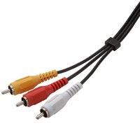 Zenith VT1006COMPOS Audio Video Cable, Black Sheath, 6 ft L