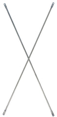 METALTECH M-MC4884 Scaffold Cross Brace, Standard, Steel, Galvanized