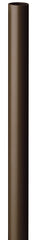 Maine Ornamental 74722 Baluster, 3/4 in Dia, 32 in L, Round, Aluminum, Bronze