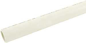 JM Eagle Schedule Series 531111 Pipe, 1-1/2 in, 10 ft L, Solvent Weld, SCH 40 Schedule, PVC, White