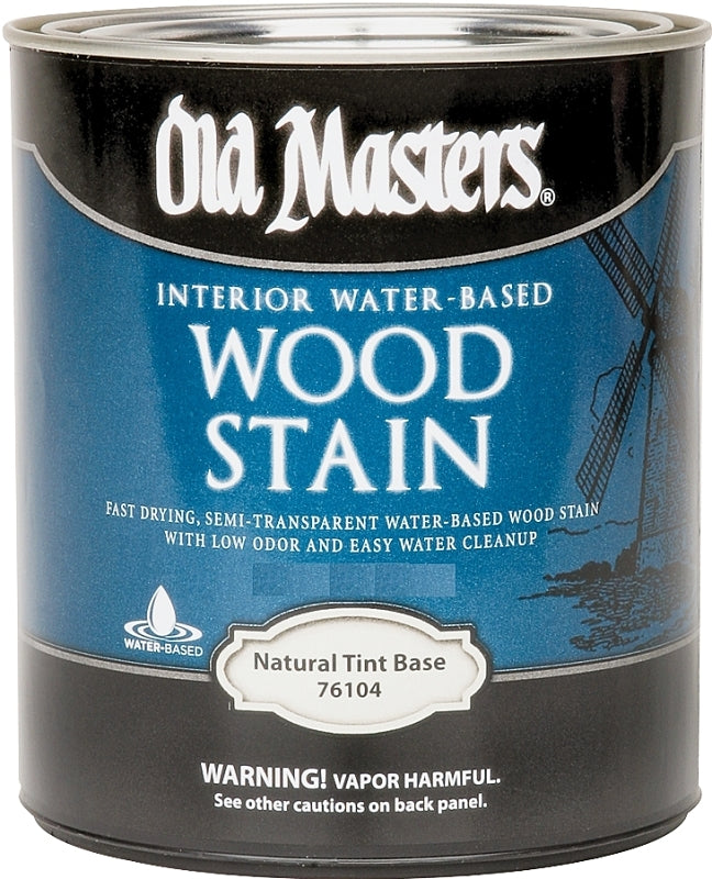 Old Masters 76104 Wood Stain, Clear, Natural, Liquid, 1 qt, Can