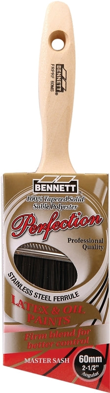 BENNETT FRPRF 60MS Paint Brush, 2-1/2 in W, Polyester Bristle