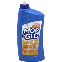 Mop & Glo 1920089333 Floor Shine Cleaner, 32 oz Bottle, Liquid, Citrus, Tan