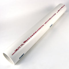Charlotte Pipe PVC 07300 0200 Cut Pipe, 3 in, 2 ft L, SCH 40 Schedule, PVC, White