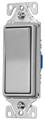 Eaton Wiring Devices 7500 7501SG-K-L Rocker Switch, 15 A, 120/277 V, SPST, Thermoplastic Housing Material