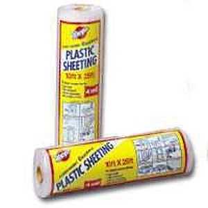 Warp's 3CH20C Poly Film, 25 ft L, 20 ft W, Clear