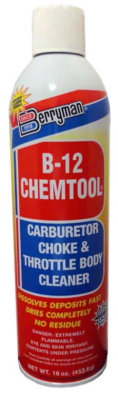 Berryman B-12 Chemtool 0117C Throttle Body Cleaner, 16 oz, Liquid