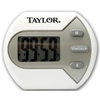 Taylor 5806 Multi-Purpose Timer, LCD Display, 99 min, White